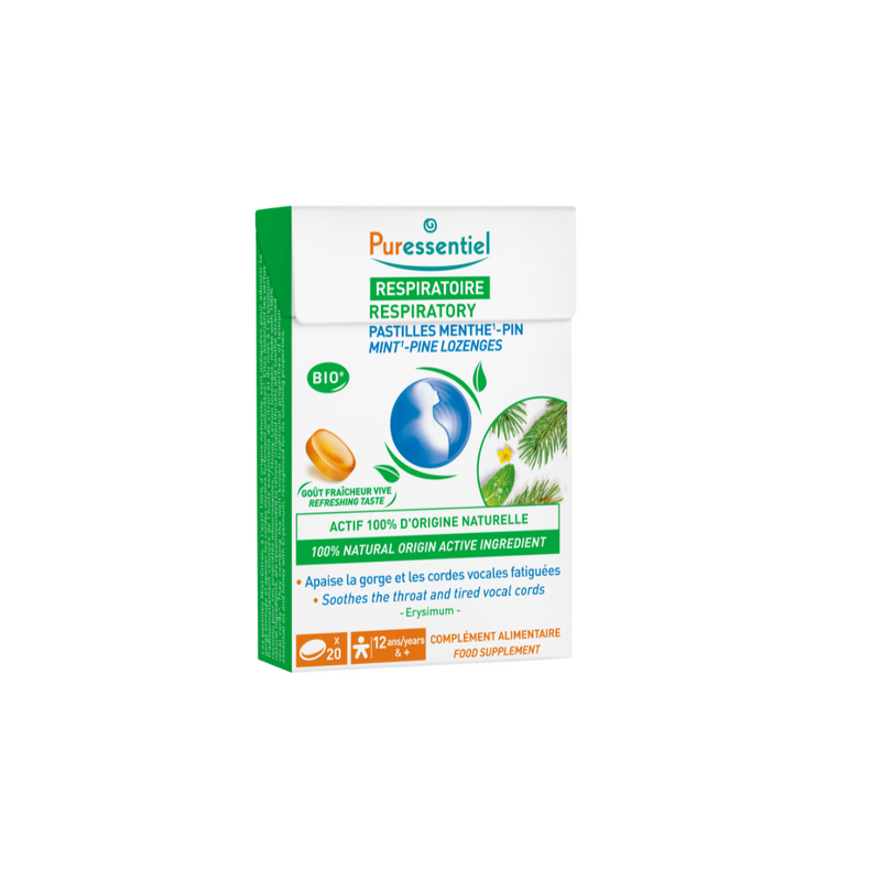 PURESSENTIEL PILULE POUR LA GORGE PIN MENTHE 20 PILULES