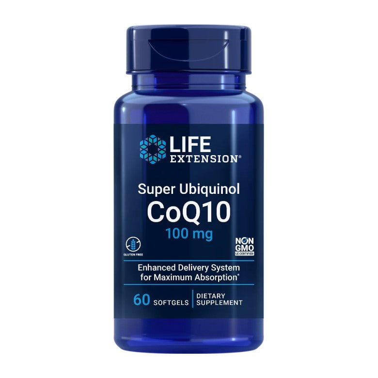 LIFE EXTENSION SUPER UBIQUINOL COQ10 100MG 30 CAPSULES