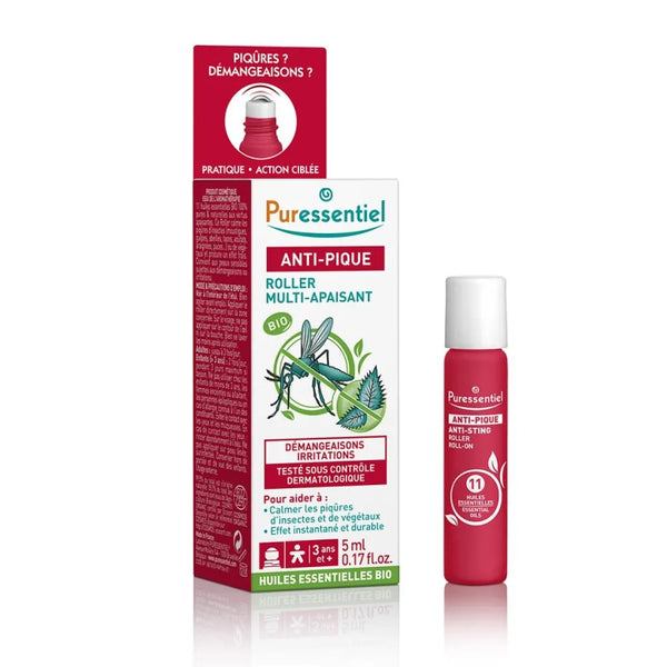 PURESSENTIEL BIO ROLL-ON MULTICALMANTE ANTI-PIC 11AE 5ml