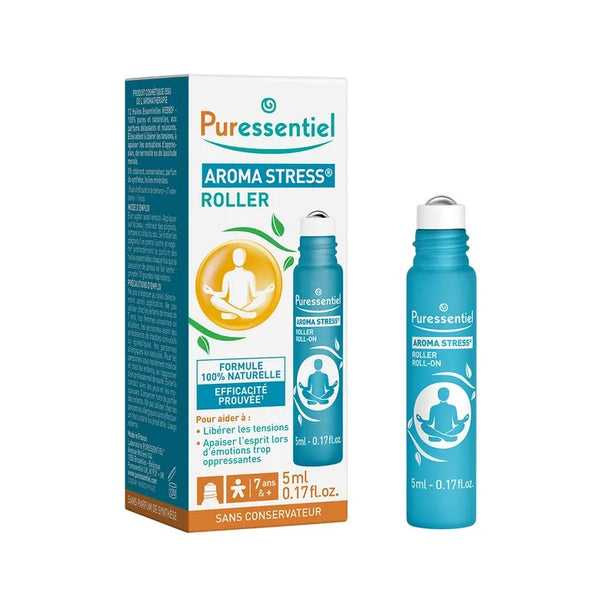 PURESSENTIEL SLEEP AND RELAX ROLL-ON AROMA STRESS 12 ESSENTIAL OILS 5ml
