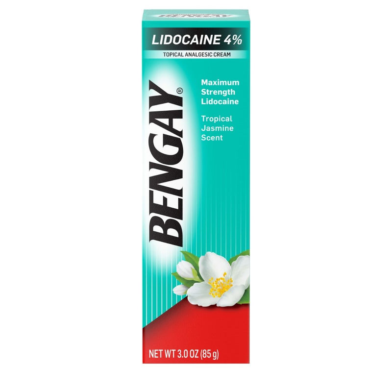 Crema BENGAY 4% Lidocaína Jazmín Tropical