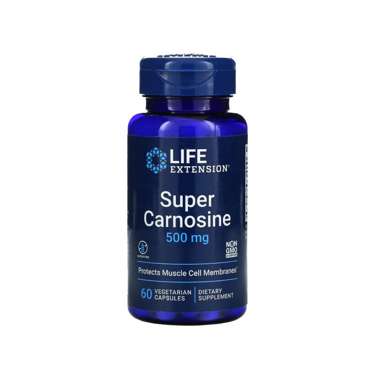 LIFE EXTENSION SUPER CARNOSINE 500MG 60 CAPSULES