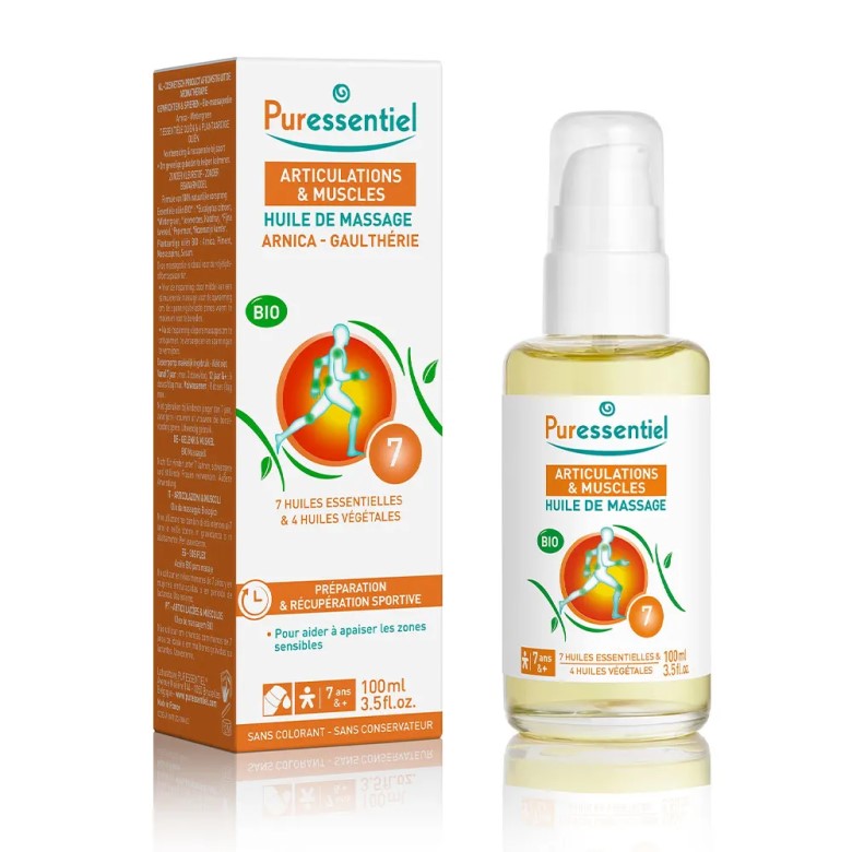 PURESSENTIEL BIO ACEITE MASAJE ARNICA&GAULTERIA 100ml