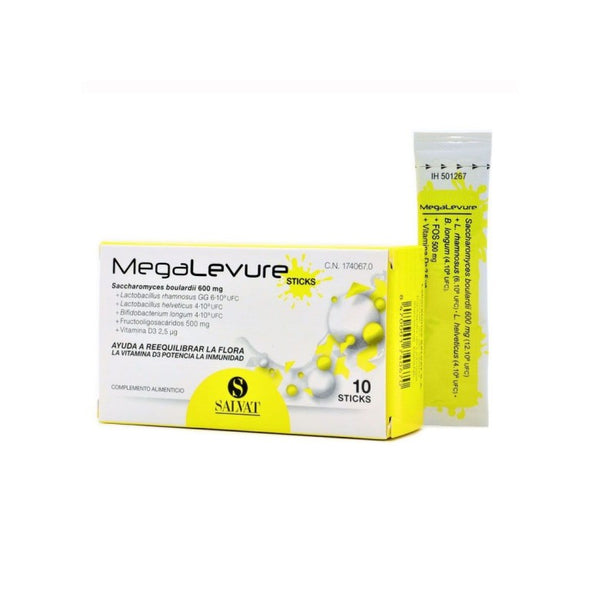 MEGALEVURE PLATANO 10 STICKS