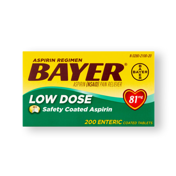 ASPIRINA BAYER 81 MG 200 TABS