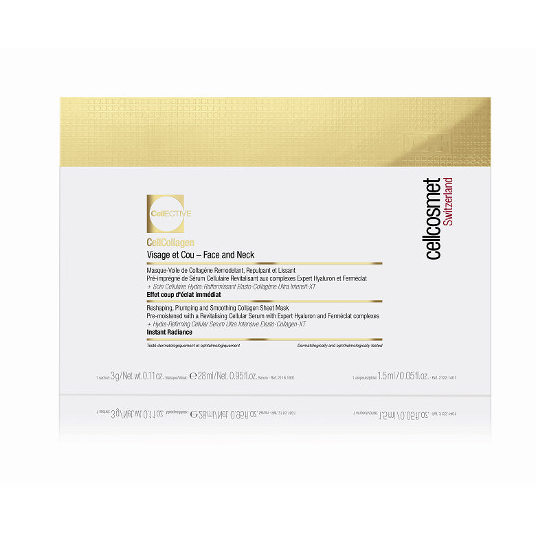 CELLCOSMET CELLECTIVE CELLCOLLAGEN MASQUE POUR LES YEUX 5 SACHETS 2 PATCHS