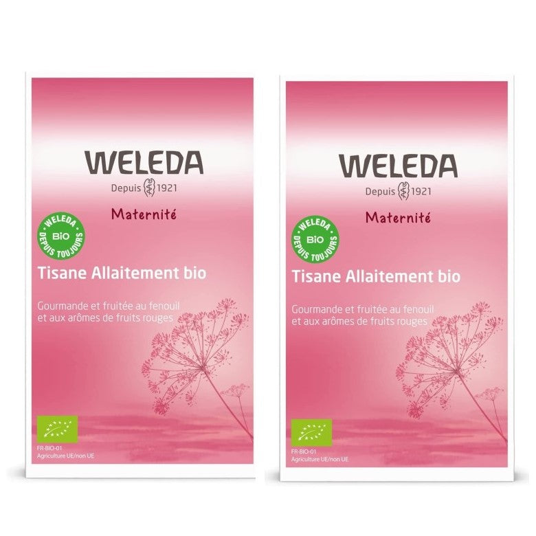 WELEDA DUO HERBAL TEA FOR BREASTFEEDING RED FRUITS 2X 2X20G