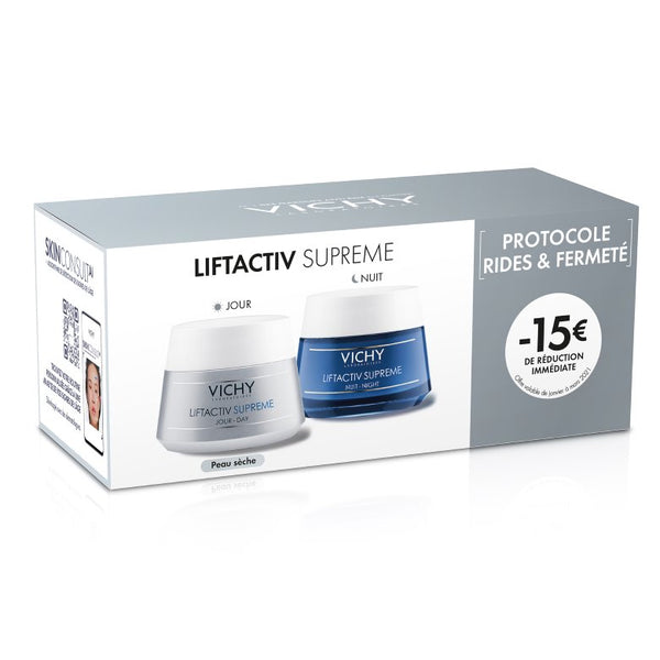 VICHY DUO LIFTACTIV SUPREME PIEL SECA DUO JOUR + NUIT