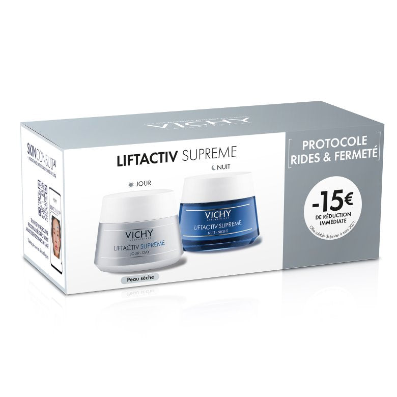 VICHY DUO LIFTACTIV SUPREME DRY SKIN DUO JOUR + NUIT
