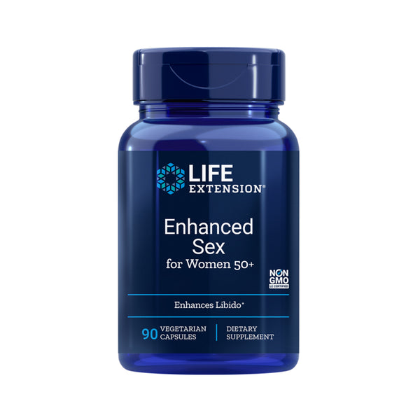 LIFE EXTENSION SEXE AVANCÉ POUR FEMMES 50+ 90 VCAPSULES