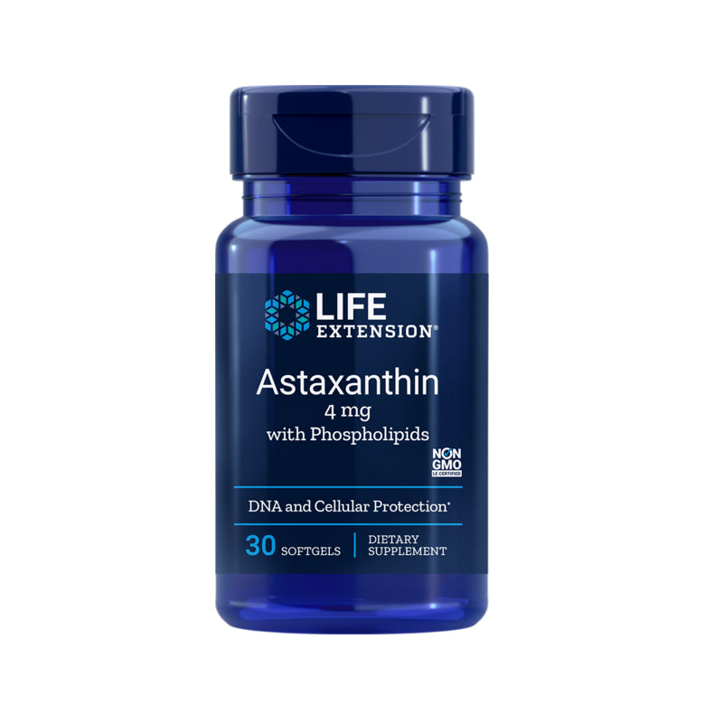 EXTENSION DE VIE ASTAXANTHINE 4mg AUX PHOSPHOLIPIDES 30 CAPSULES