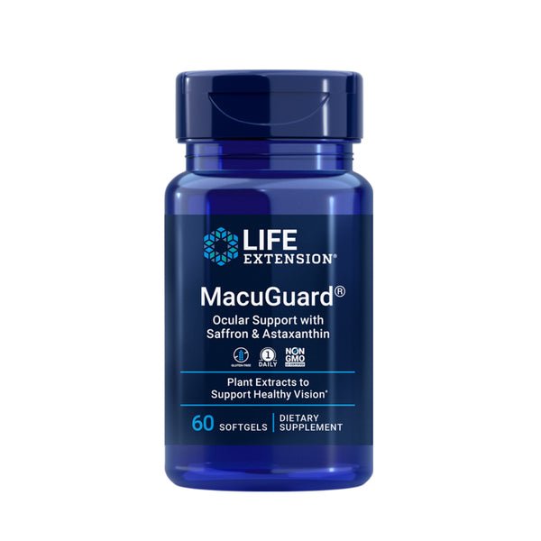 LIFE EXTENSIÓ MACUGUARD OCULAR SUPPORT WITH ASTAXANTHIN 60 Capsules