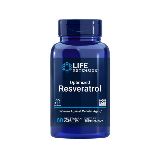 LIFE EXTENSION OPTIMIZED RESVERATROL 60 VCAPSULES