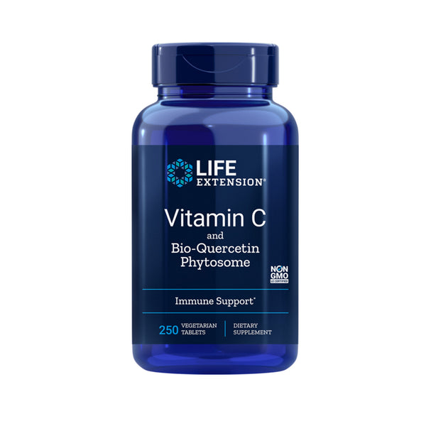 PROLONGATION DE VIE VITAMINE C 1000 mg & BIO-QUERCETIN PHYTOSOME 250 V COMPRIMÉS