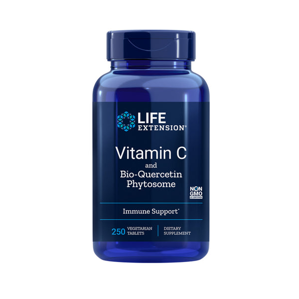 LIFE EXTENSION VITAMIN C 1000 mg & BIO-QUERCETIN PHYTOSOME 250 VTABLETS