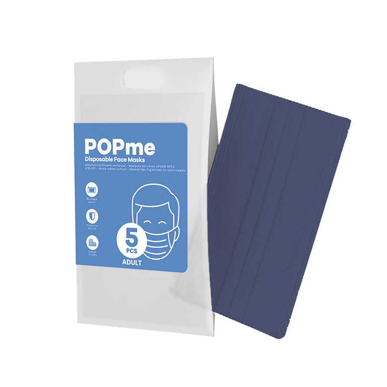 MASCARETA POPME BLAU 5 UNITATS