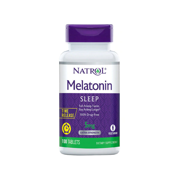 MELATONINE NATROL 5MG TIME RELEASE 100 COMPRIMES