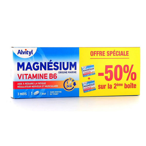 DUO ALVITYL MAGNESIUM VITAMINE B6 45 + 45 TABLETS