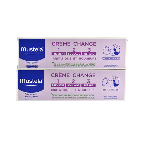 MUSTELA DUO CRÈME CHANGE 1 2 3 2x100ml